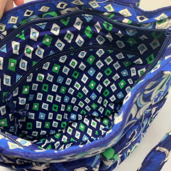 Vera Bradley Bag in Blue and Green - Picture 3 of 6